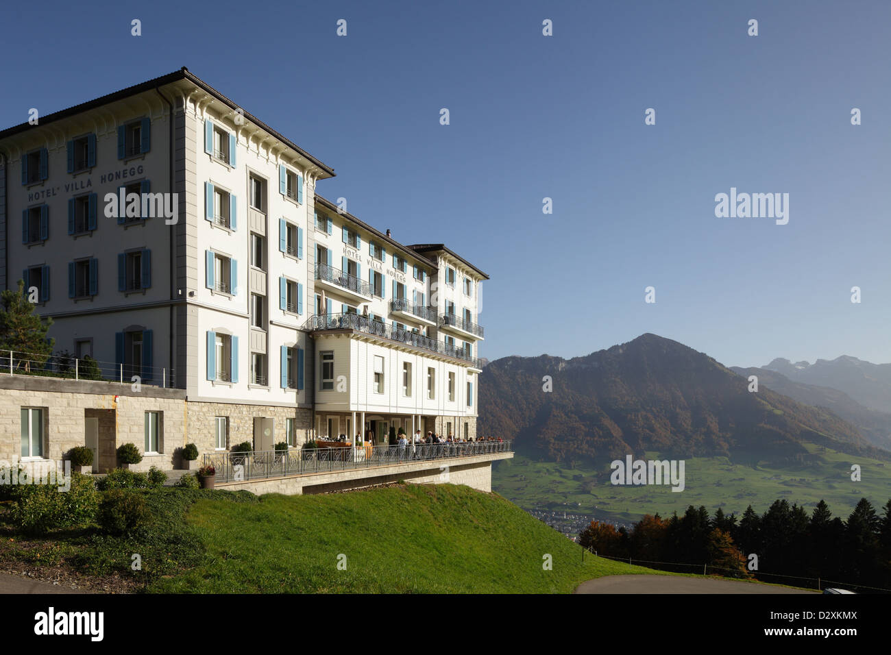 Luzern Schweiz Hotel Villa Honegg In Burgenstock In Der Nahe Von Luzern Stockfotografie Alamy