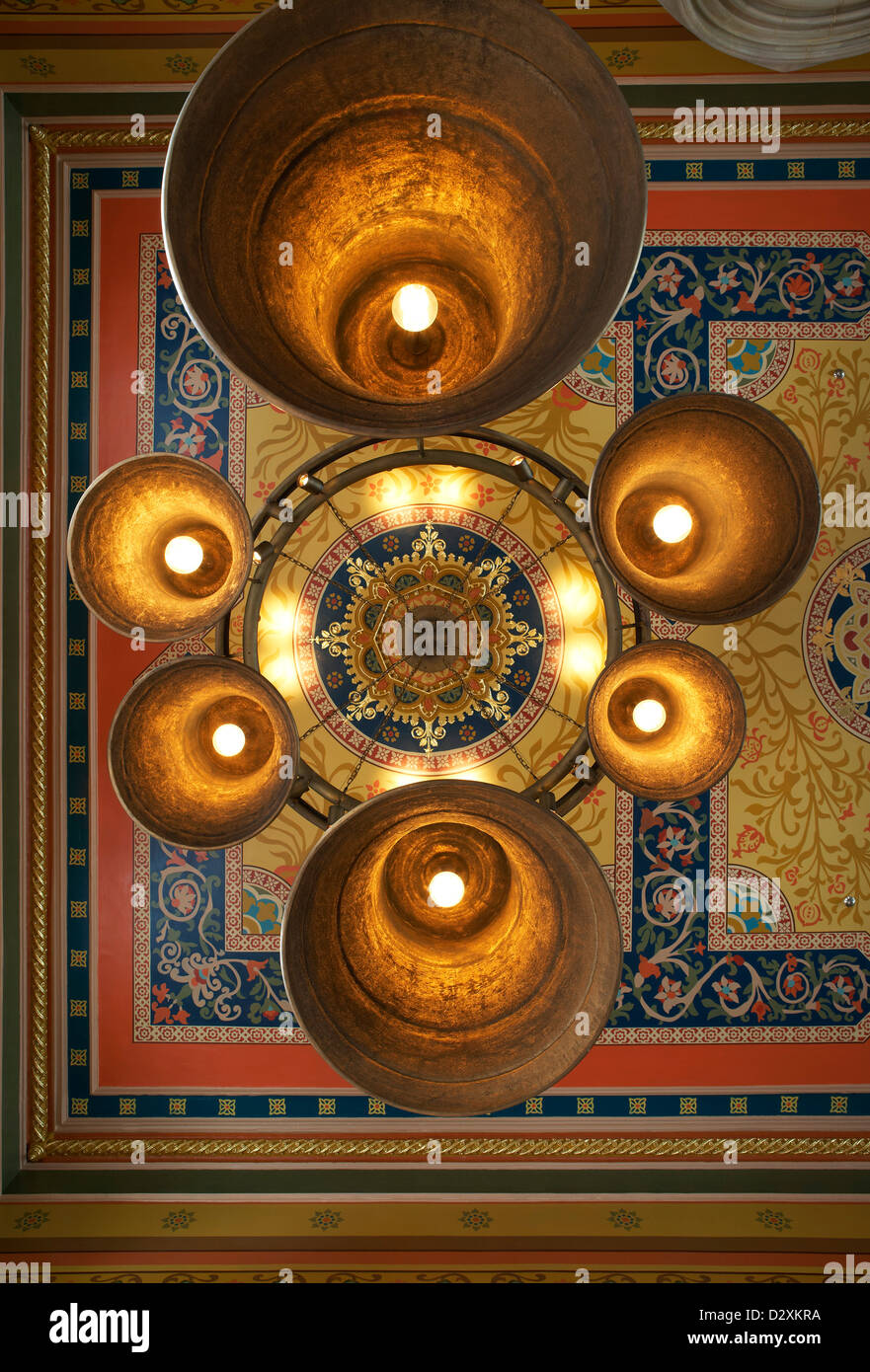 St Pancras Hotel, London, Vereinigtes Königreich. Architekt: Sir Giles Gilbert Scott mit Richard Griffiths Arc, 2011. Stockfoto