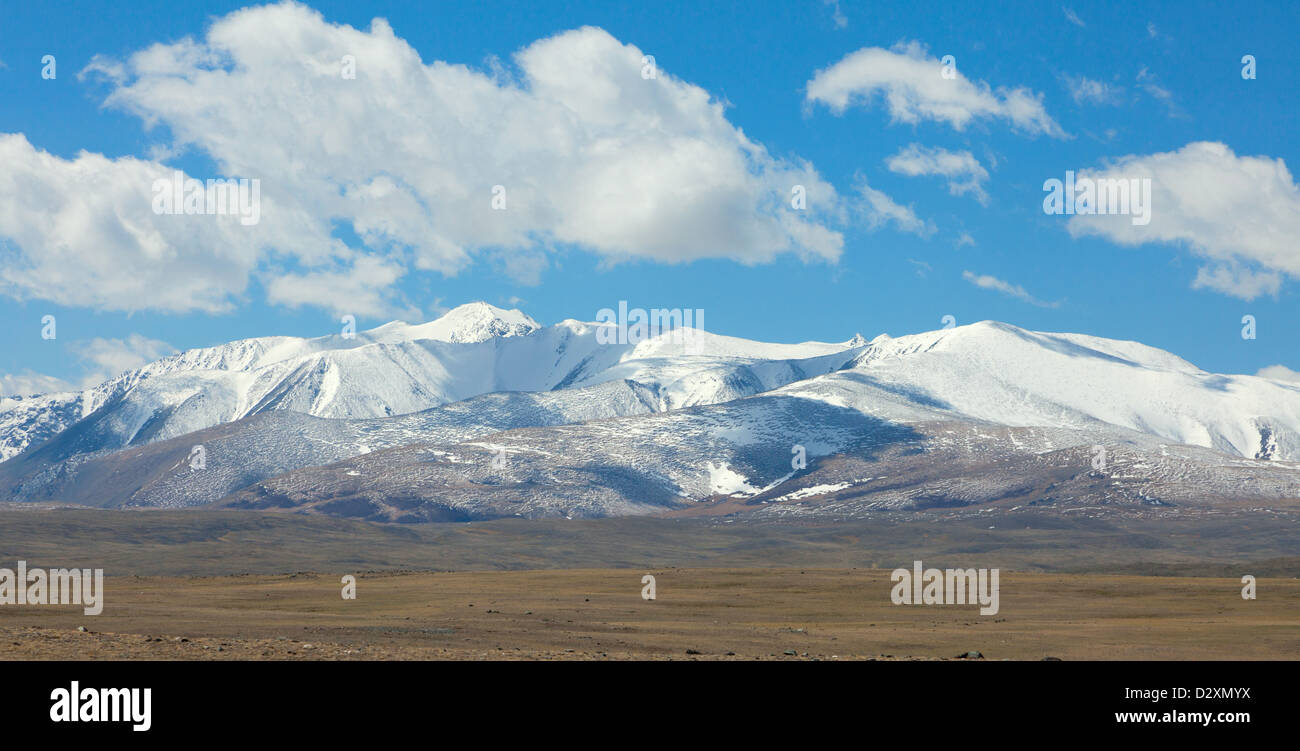 Altai-Gebirge an der Grenze mit der Mongolei Stockfoto