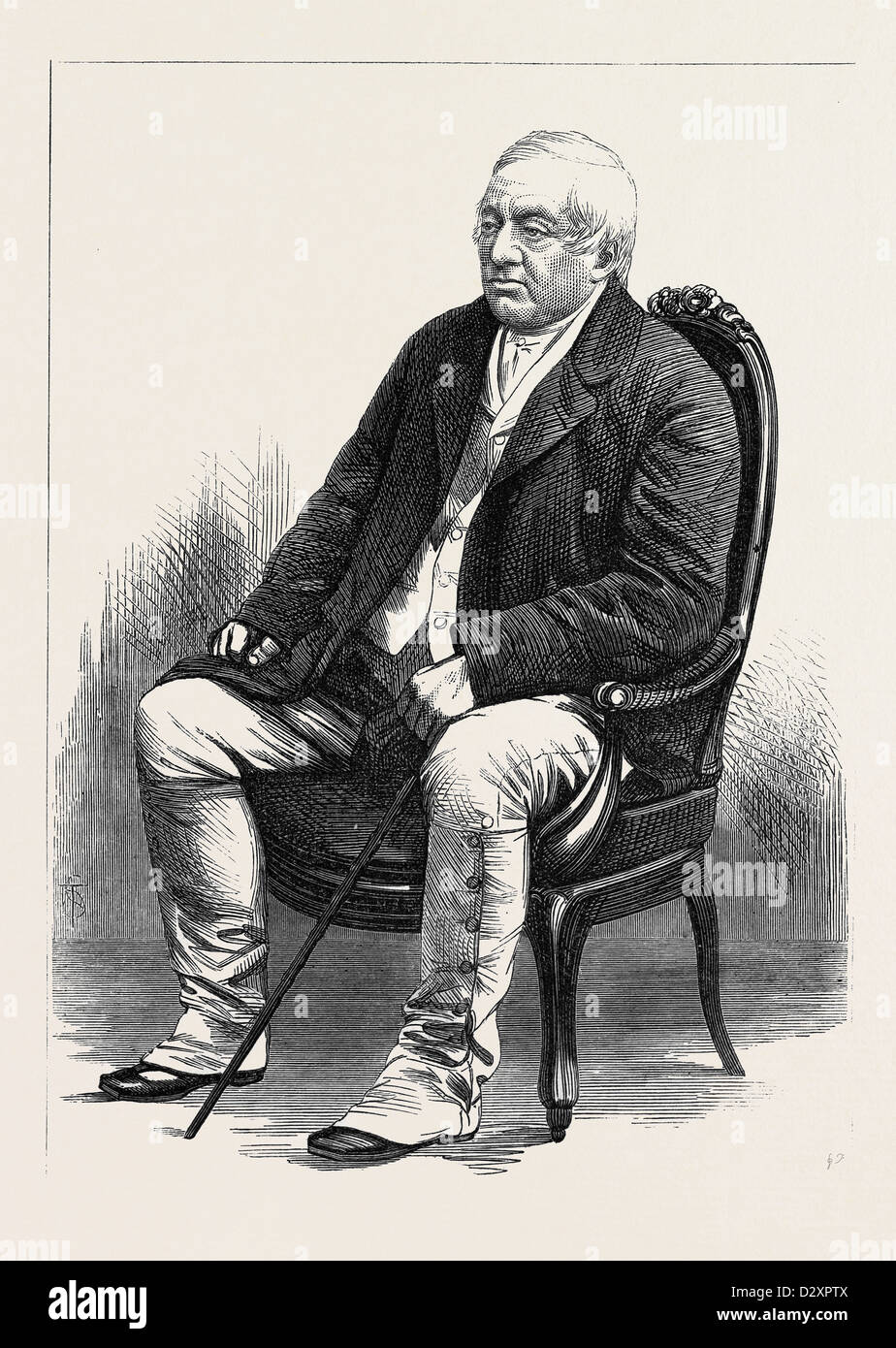 DIE SPÄTEN MR JOHN SCOTT 1871 Stockfoto