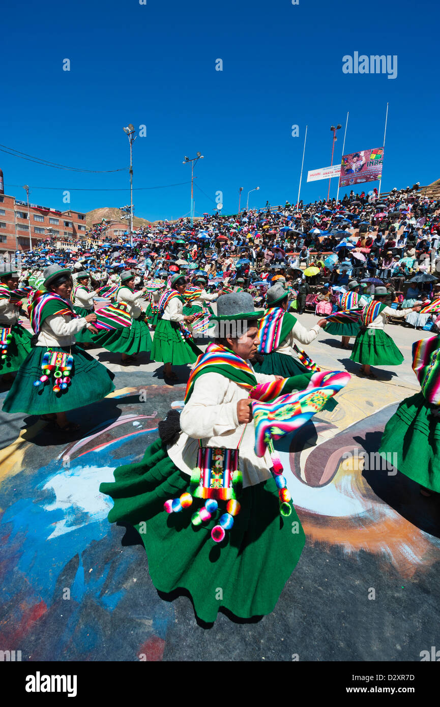 Anata Andina Harvest Festival, Karneval, Oruro, Bolivien, Südamerika Stockfoto