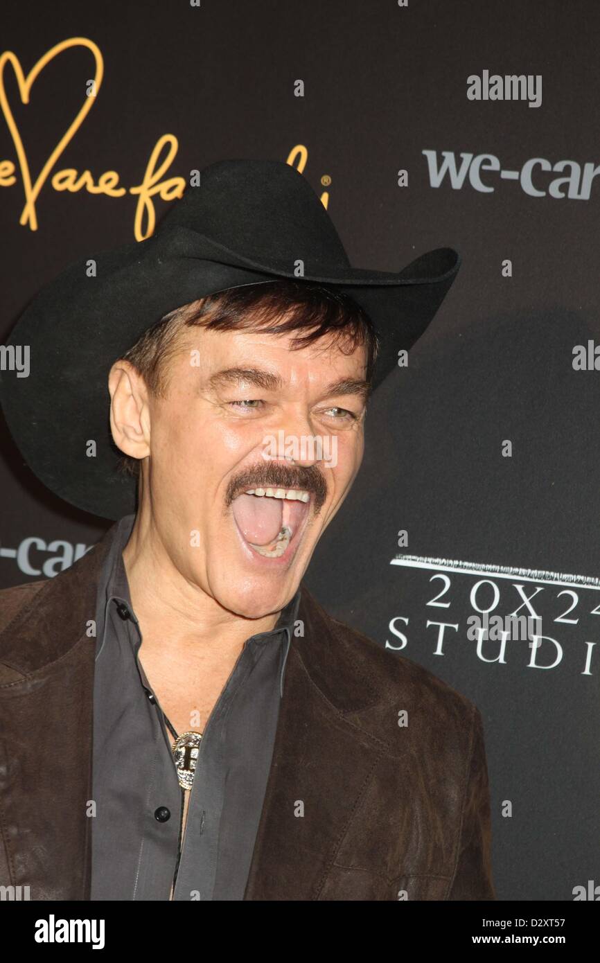 31. Januar 2013 - New York, New York, USA - RANDY JONES besucht 2013 Wir sind Familie FOUNDATION GALA im MANHATTAN CENTER HAMMERSTEIN BALLROOM NYC 31.01.2013 (Kredit-Bild: © Mitchell Levy/Globe Photos/ZUMAPRESS.com) Stockfoto