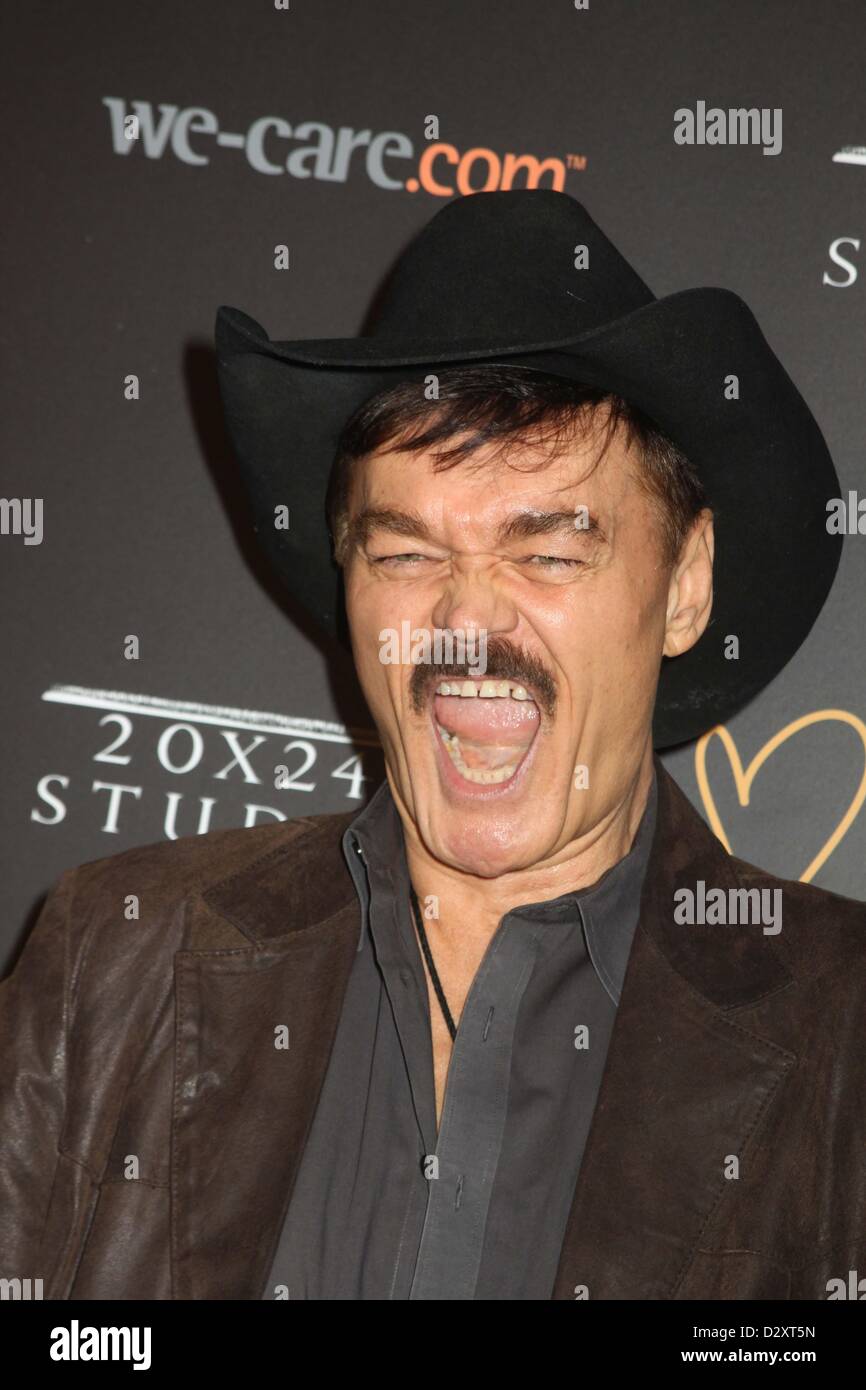 31. Januar 2013 - New York, New York, USA - RANDY JONES besucht 2013 Wir sind Familie FOUNDATION GALA im MANHATTAN CENTER HAMMERSTEIN BALLROOM NYC 31.01.2013 (Kredit-Bild: © Mitchell Levy/Globe Photos/ZUMAPRESS.com) Stockfoto