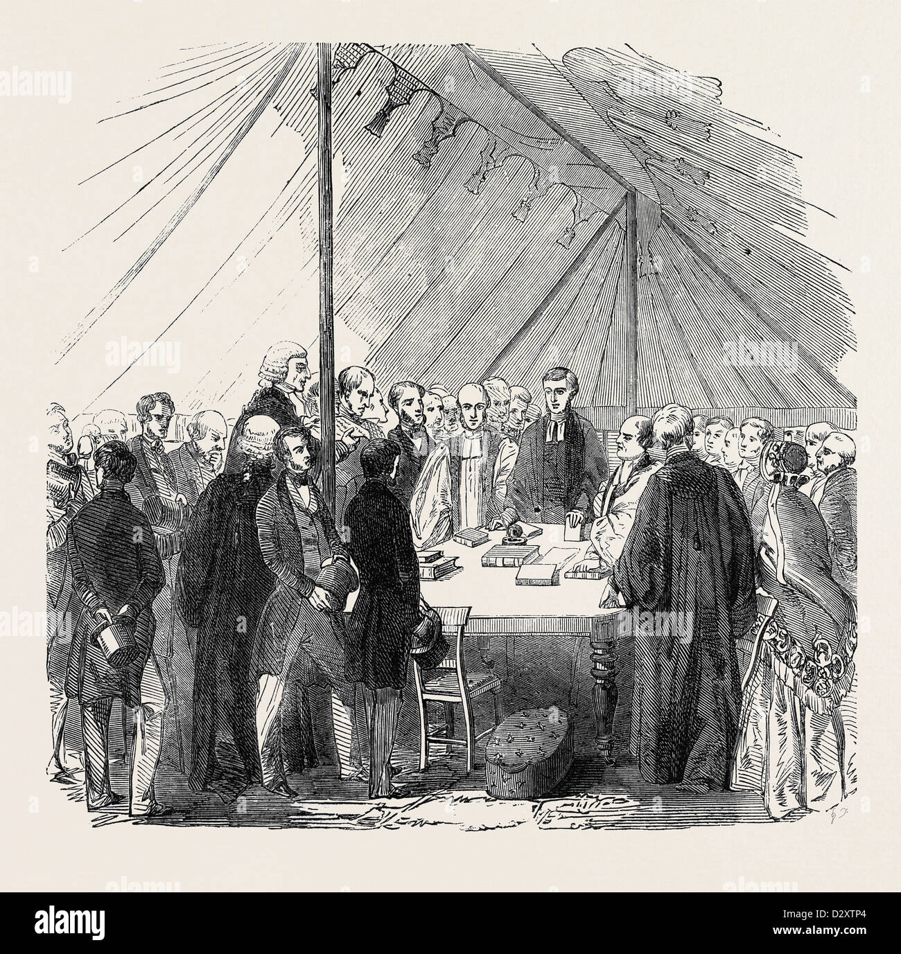 MIDDLESEX COUNTY IRRENANSTALT, NACHBARSCHAFT HATCH, WEIHE DES FRIEDHOFS Stockfoto