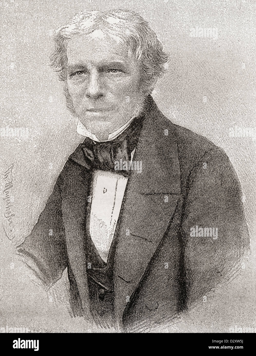 Michael Faraday, 1791 –1867. Englische Wissenschaftler. Stockfoto
