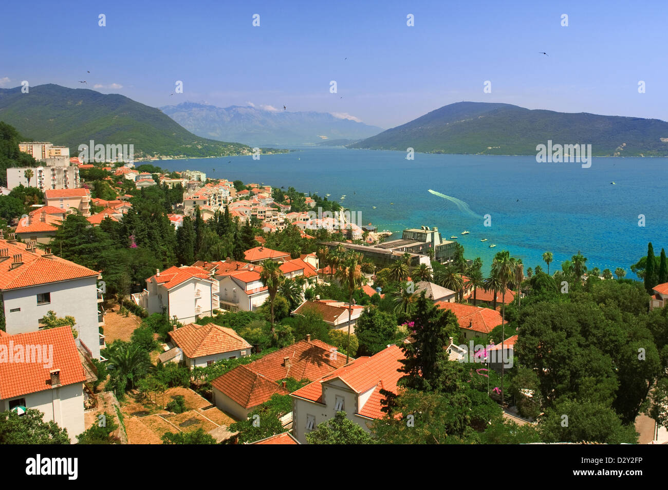 Sommer auf die Berge und Täler von Montenegro Stockfoto