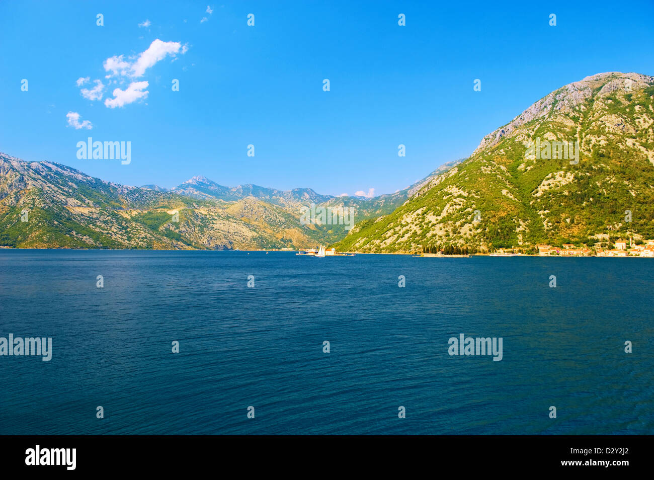 Sommer auf die Berge und Täler von Montenegro Stockfoto