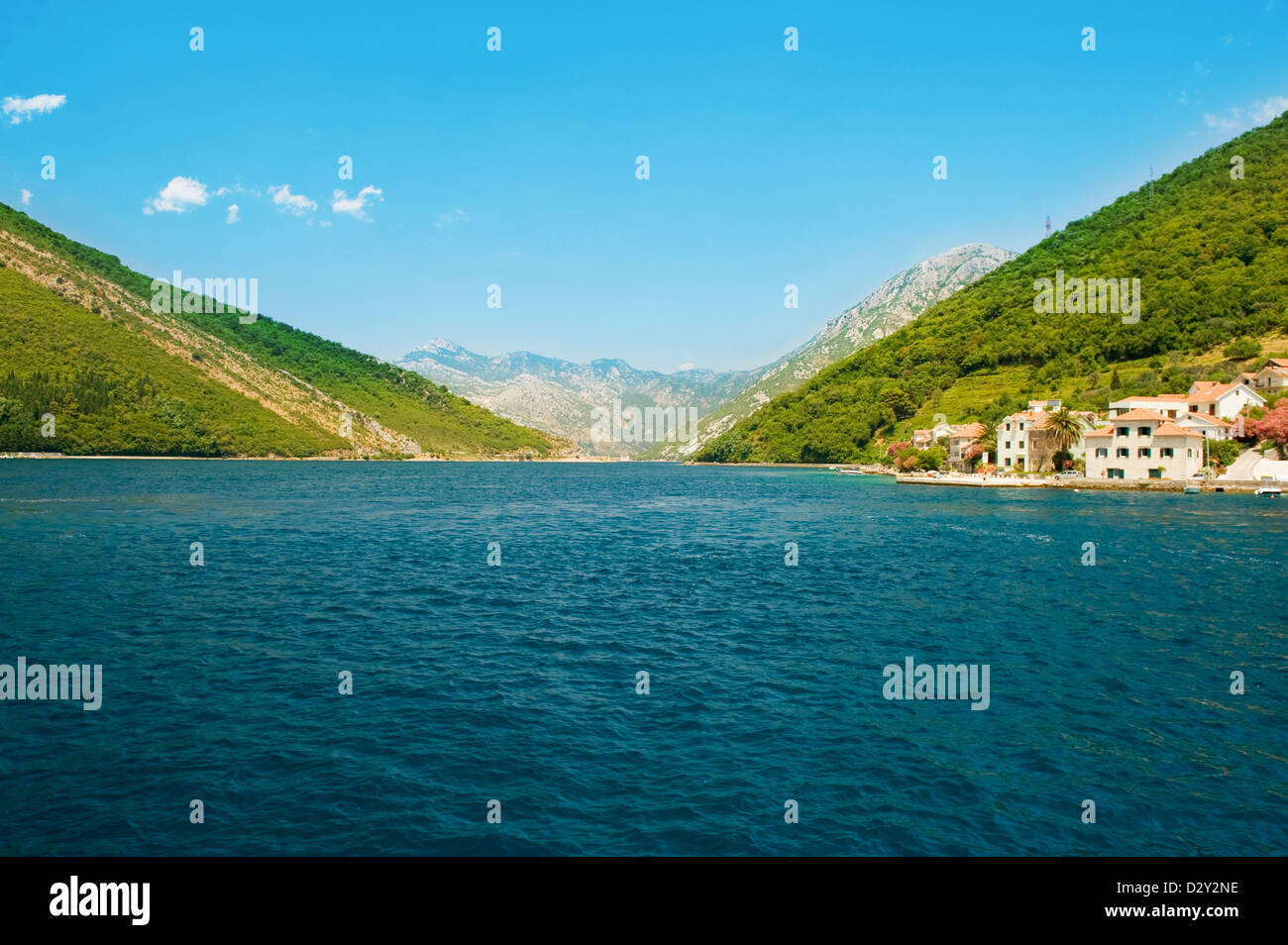 Sommer auf die Berge und Täler von Montenegro Stockfoto