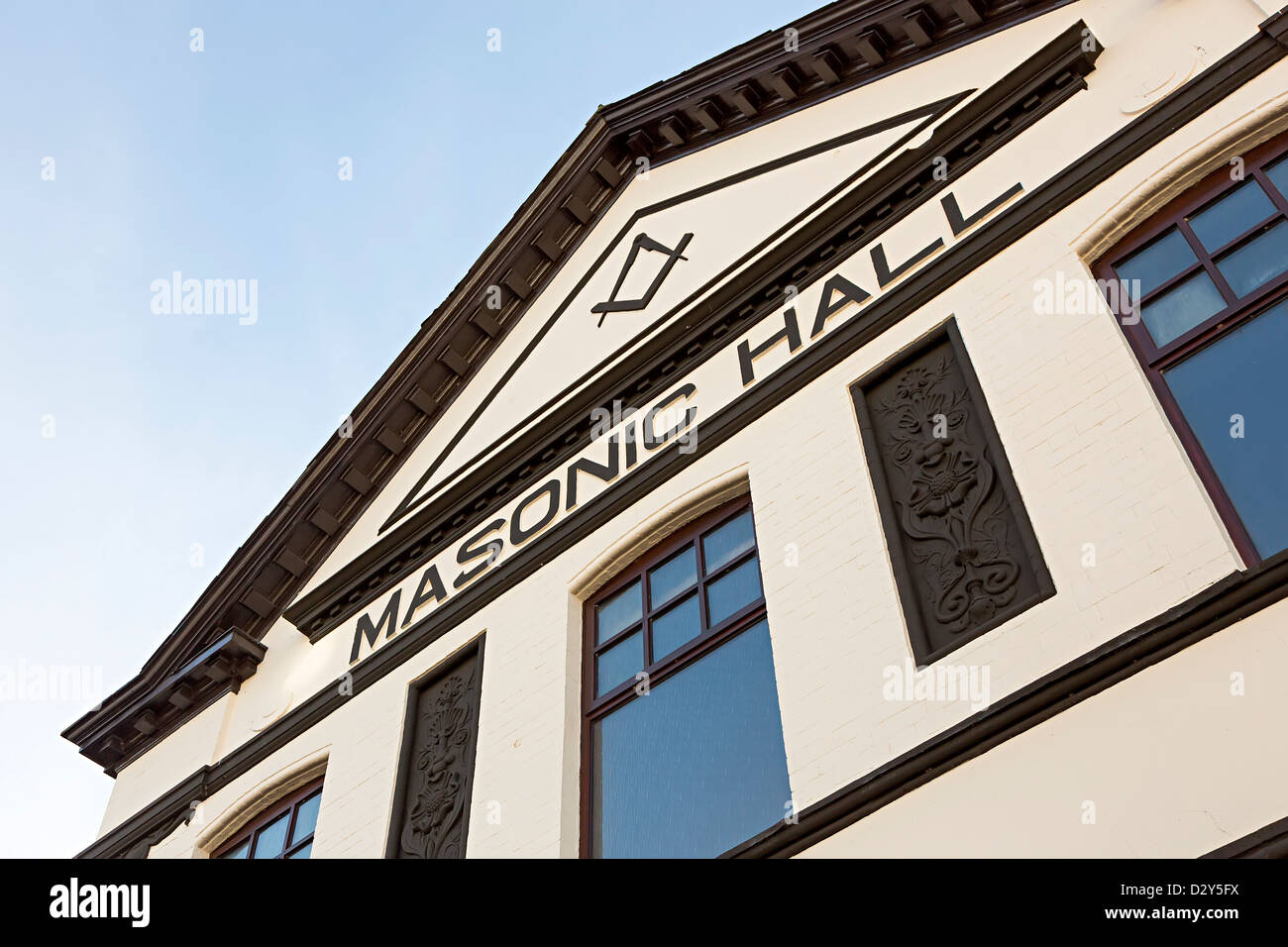 Masonic Hall, Tredegar, England Gwent Stockfoto