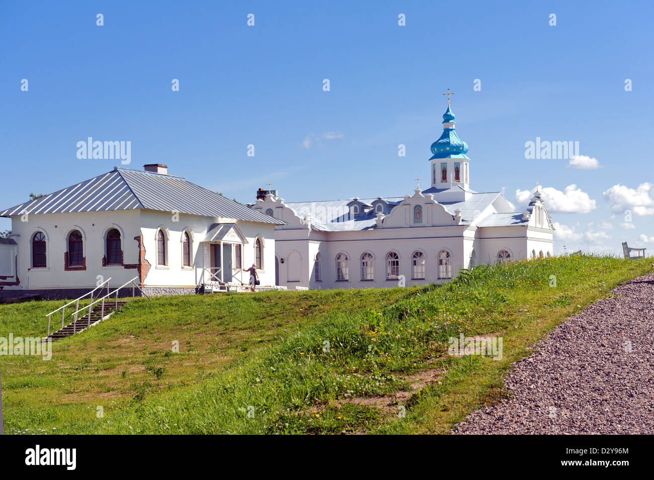 Pokrovo-Tervenichesky-Kloster im Großraum Leningrad Stockfoto