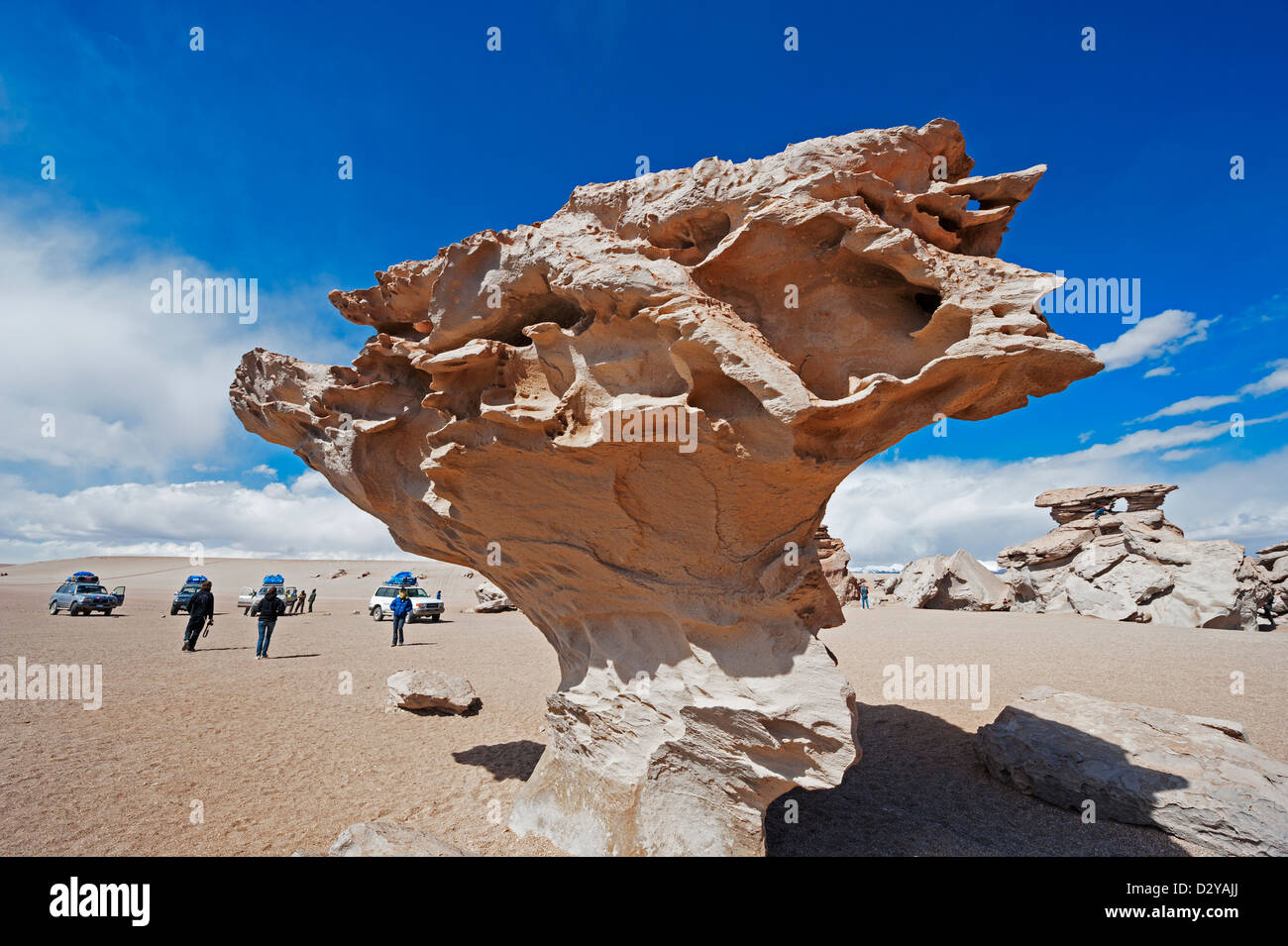 Felsformationen im Altiplano, Bolivien, Südamerika Stockfoto