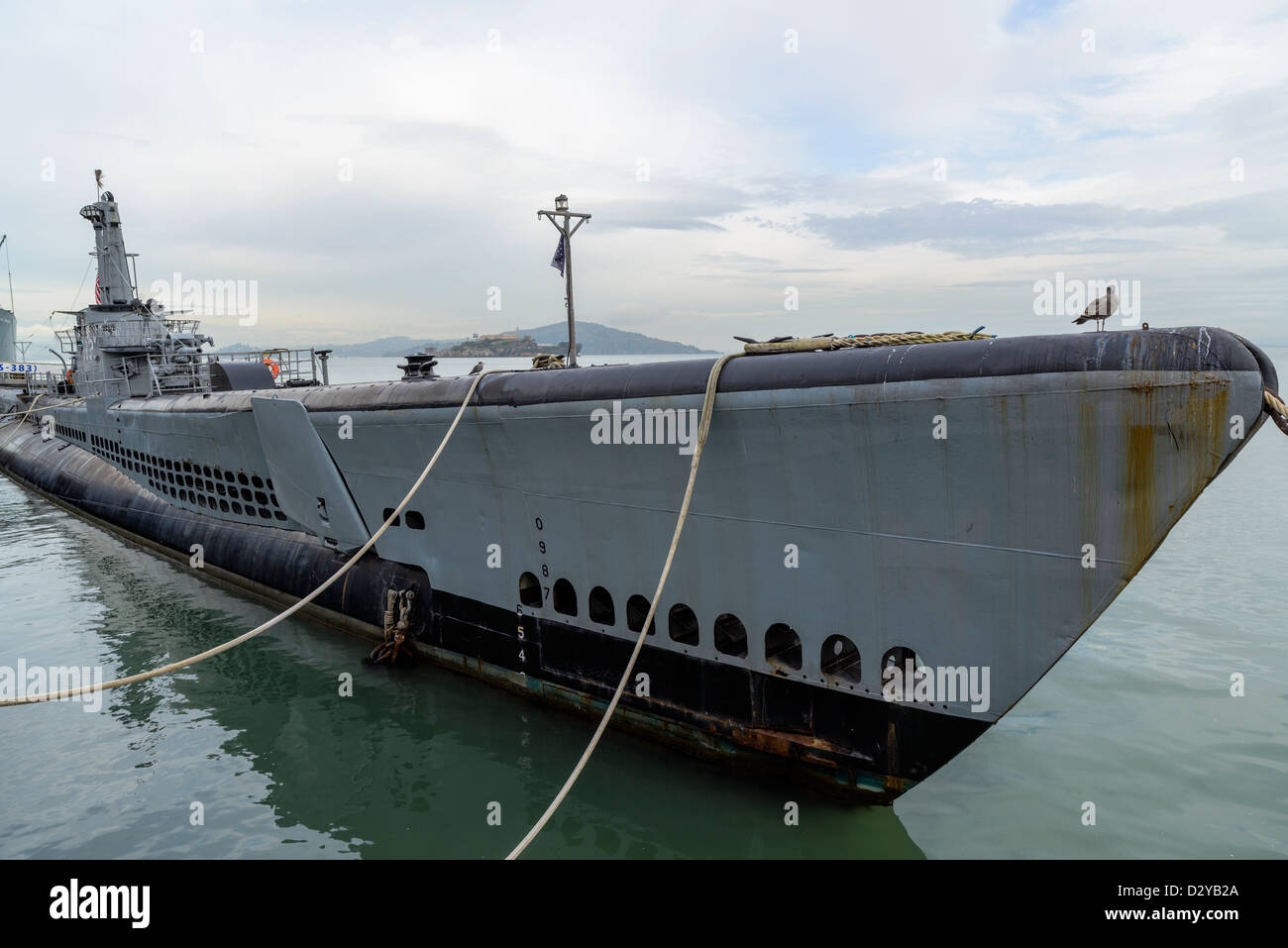 USS Pampanito u-Boot, Fishermans Wharf, San Francisco, USA Stockfoto