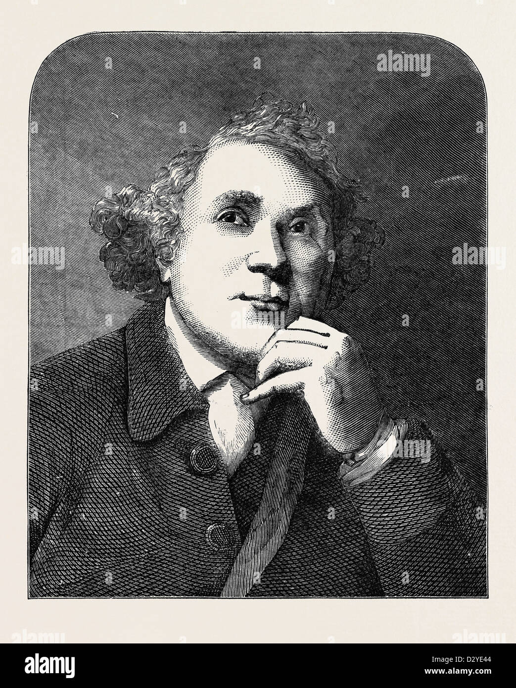 JOHN HUNTER AUS DEM GEMÄLDE VON SIR JOSHUA REYNOLDS Stockfoto