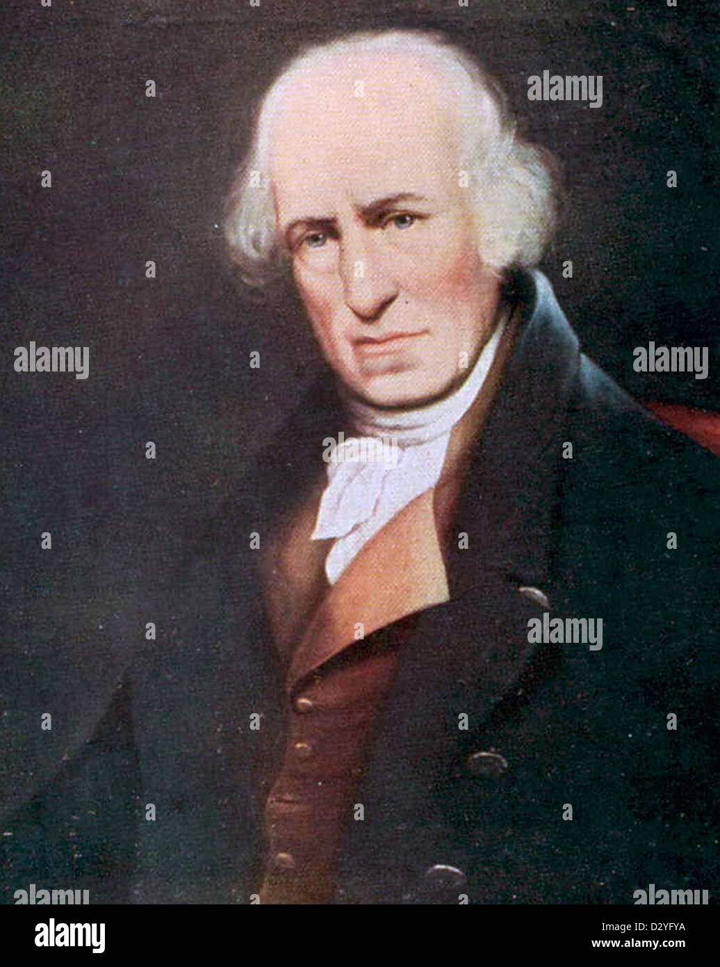 James Watt, schottischer Erfinder und Maschinenbauer. Stockfoto