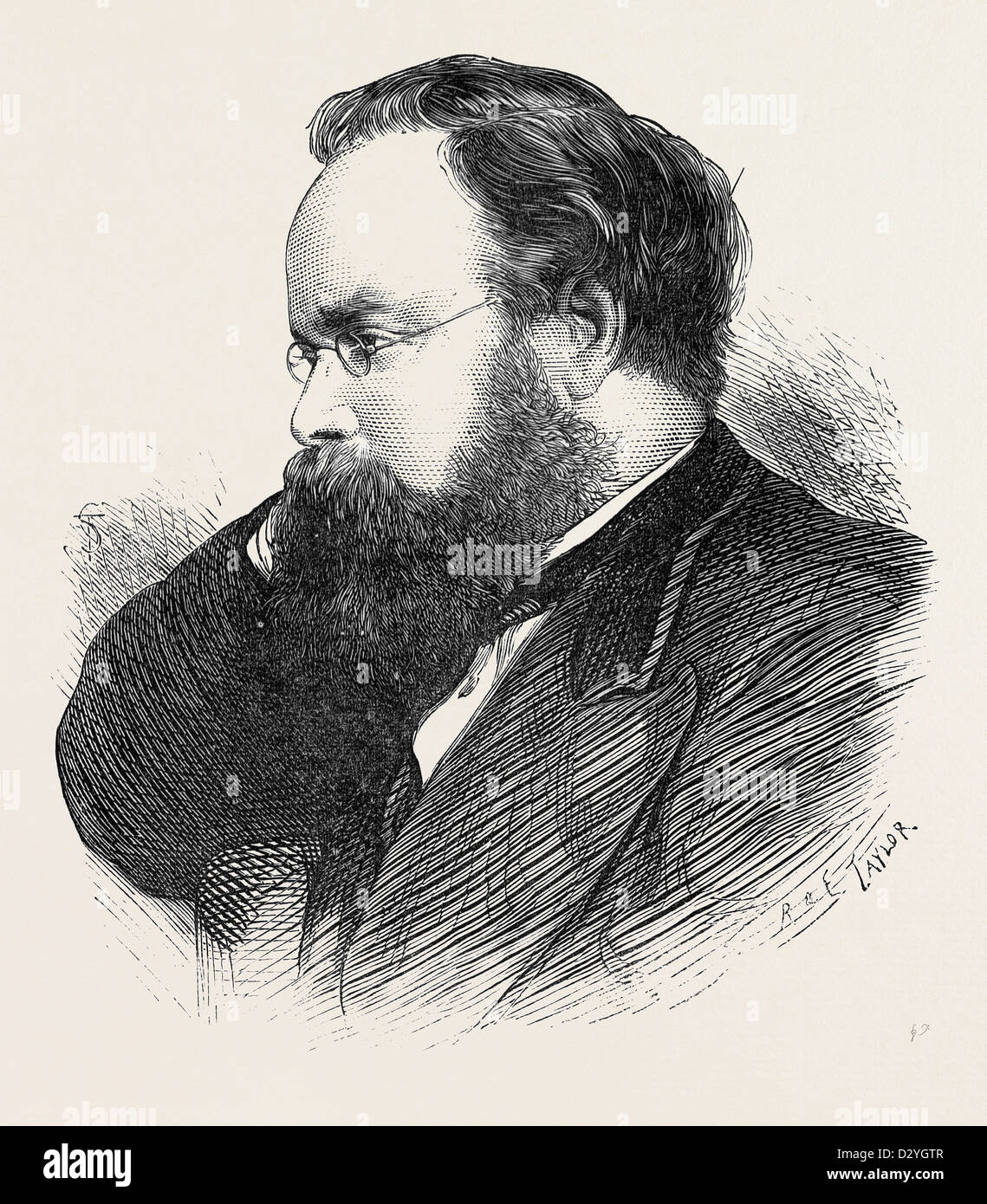 HERR S. PLIMSOLL. M.P. 1873 Stockfoto