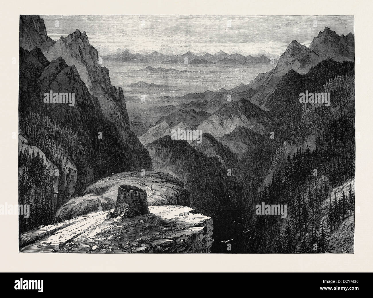 DER AFGHANISTAN-KRIEG: DIE SHATURGARDAN 1879 Stockfoto