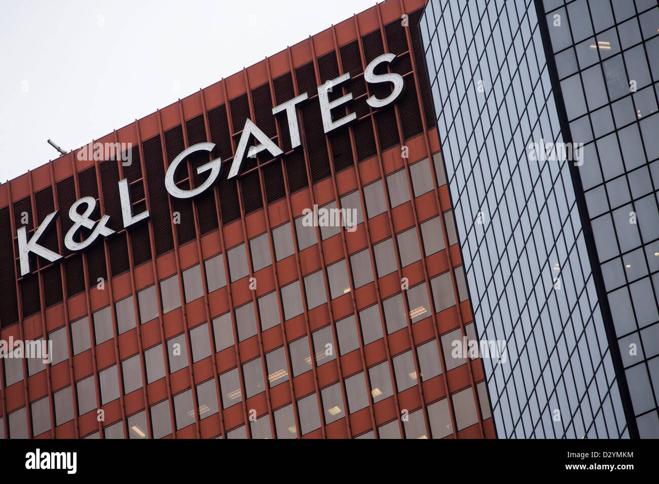 Der Hauptsitz des Gesetzes Firma K & L Gates. Stockfoto