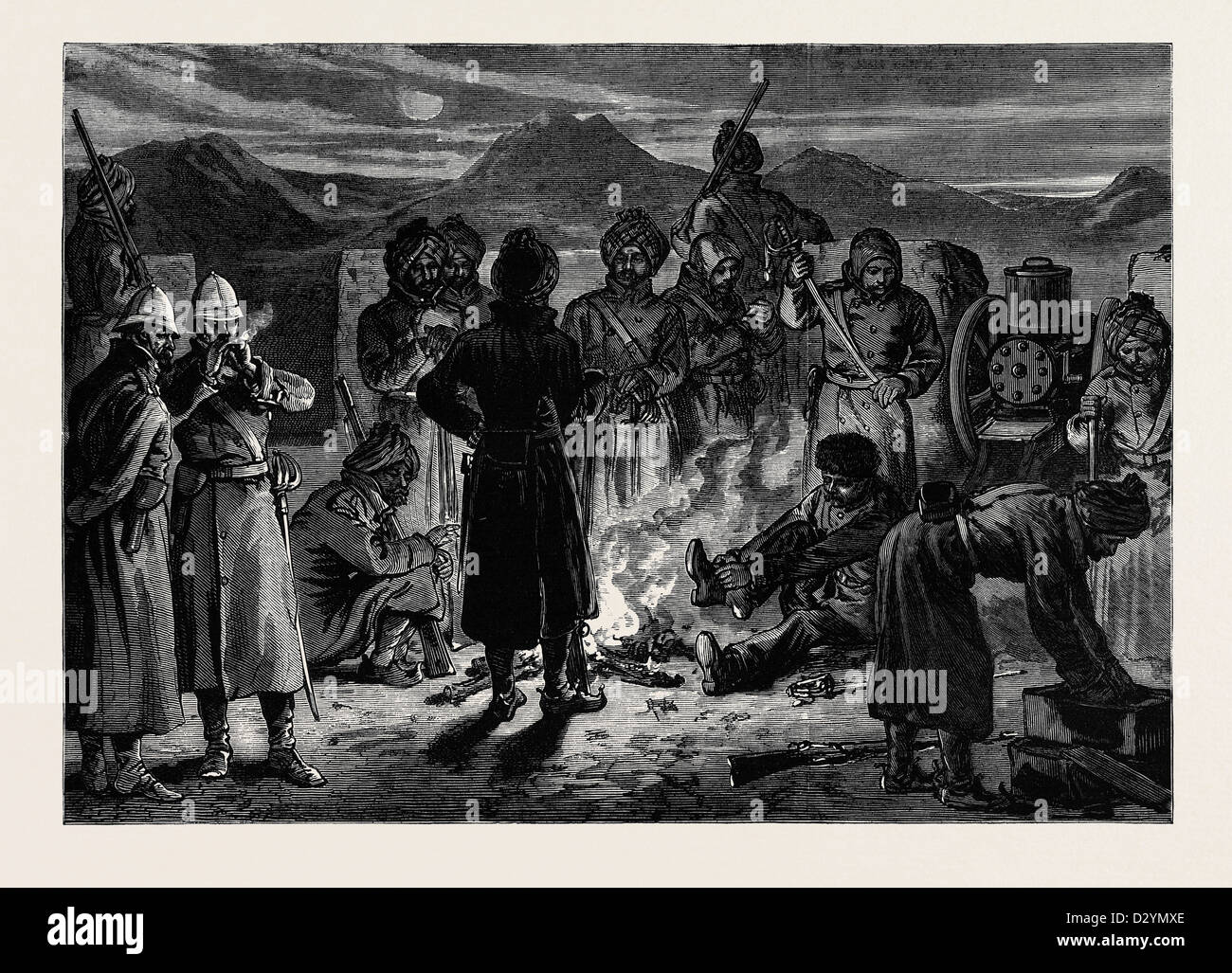 DER AFGHANISTAN-KRIEG Stockfoto