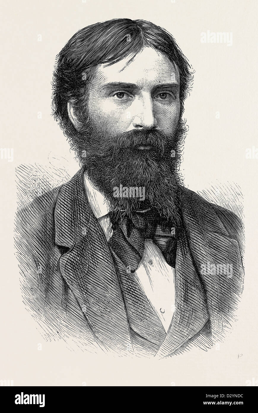 MITARBEITER DER AKADEMIE: HERR HUBERT HERKOMER A.R.A 1880 Stockfoto
