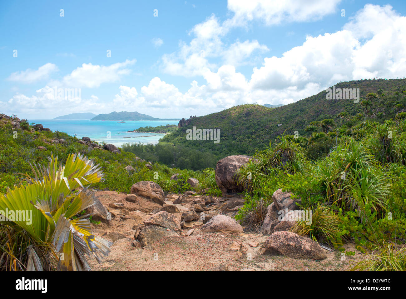 Curieuse Island, Seychelles Nationalparks Stockfoto
