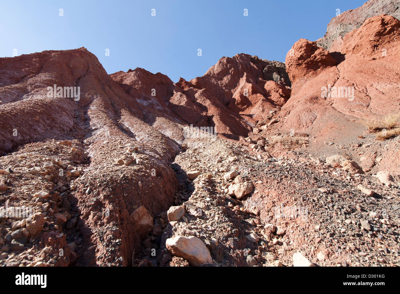 Die Telouet Salz Minen auf dem alten Kamel-Karawane-Trail von Ouarzazate nach Marrakesch, Marokko, Nordafrika Stockfoto