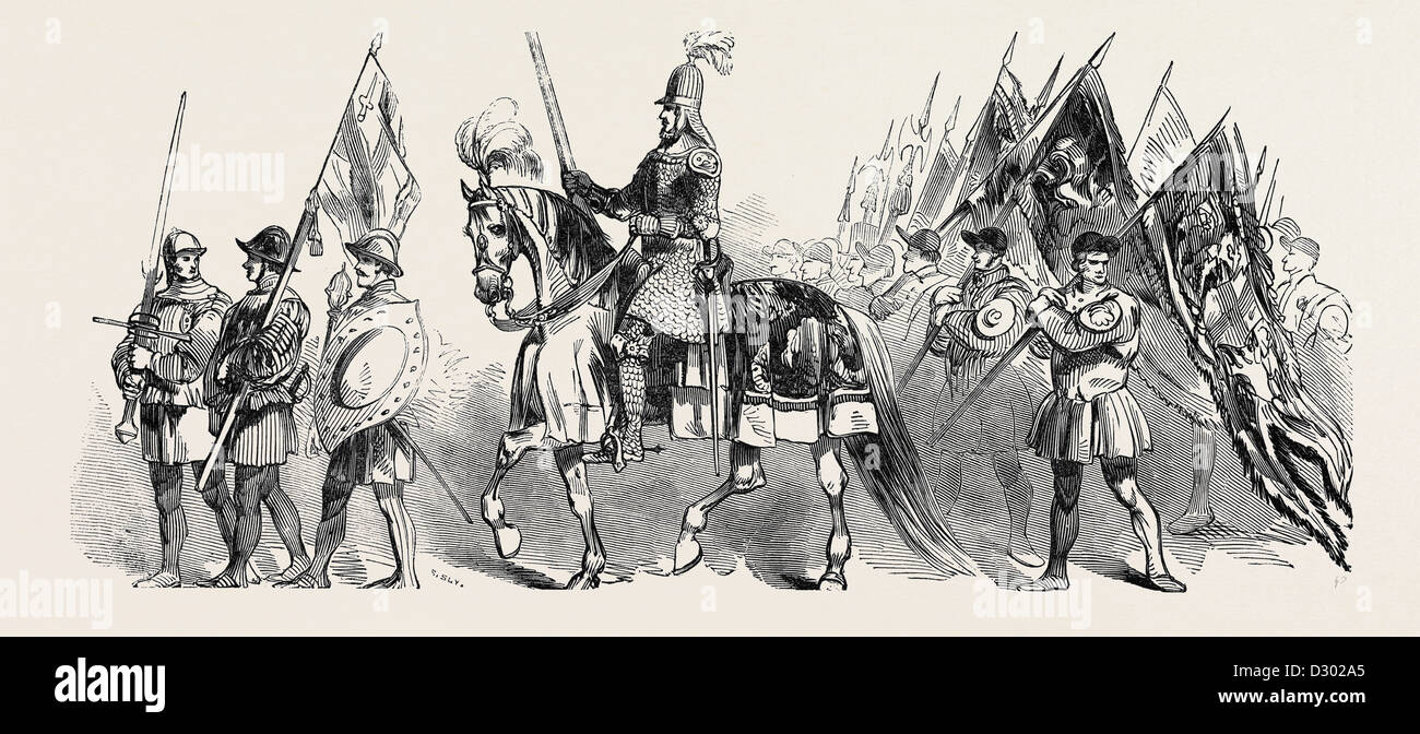 LORD MAYOR ES SHOW, DER MANN AUS MESSING Stockfoto