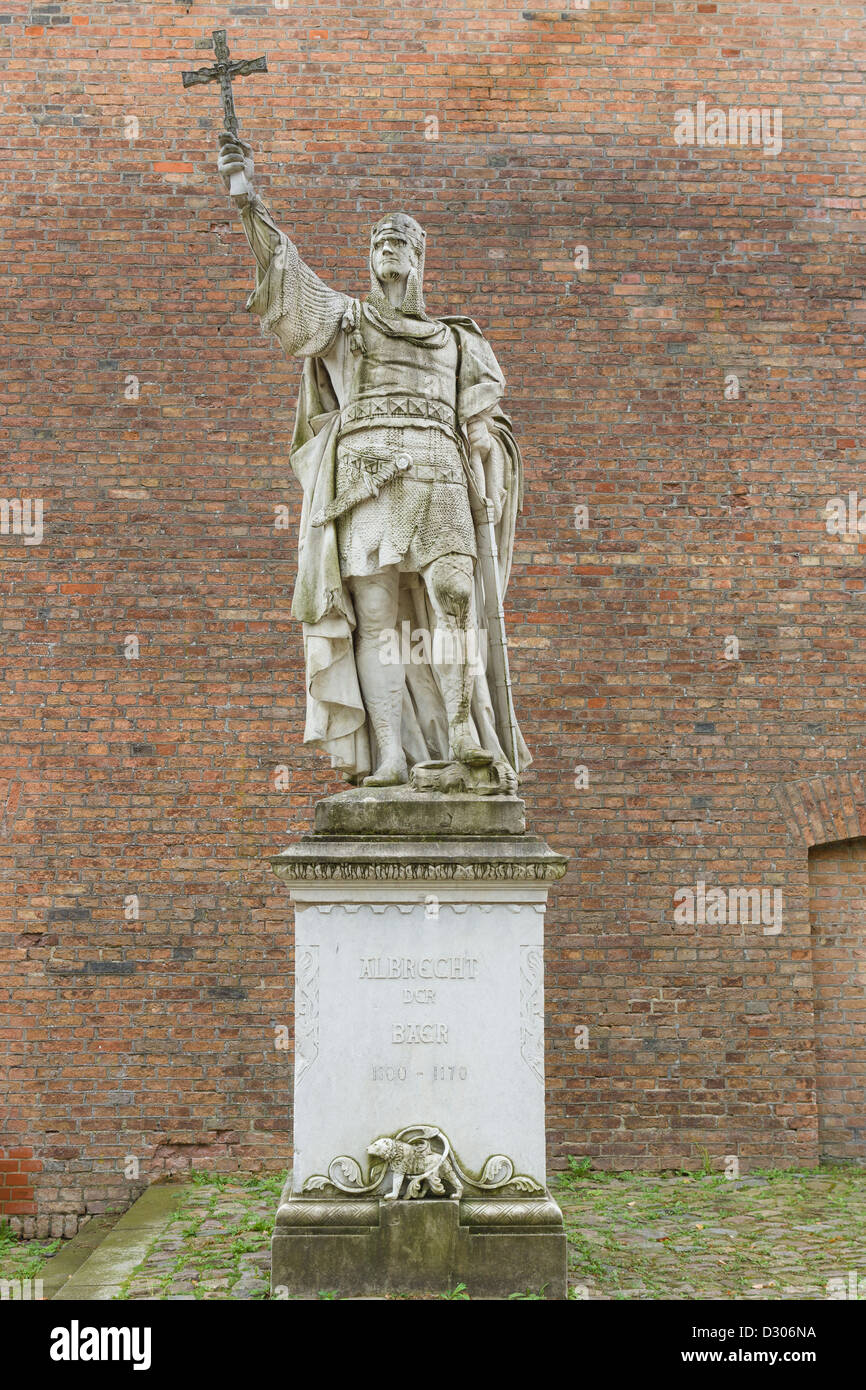 Denkmal zur Erinnerung an Albert auf der Zitadelle Spandau, Berlin Stockfoto