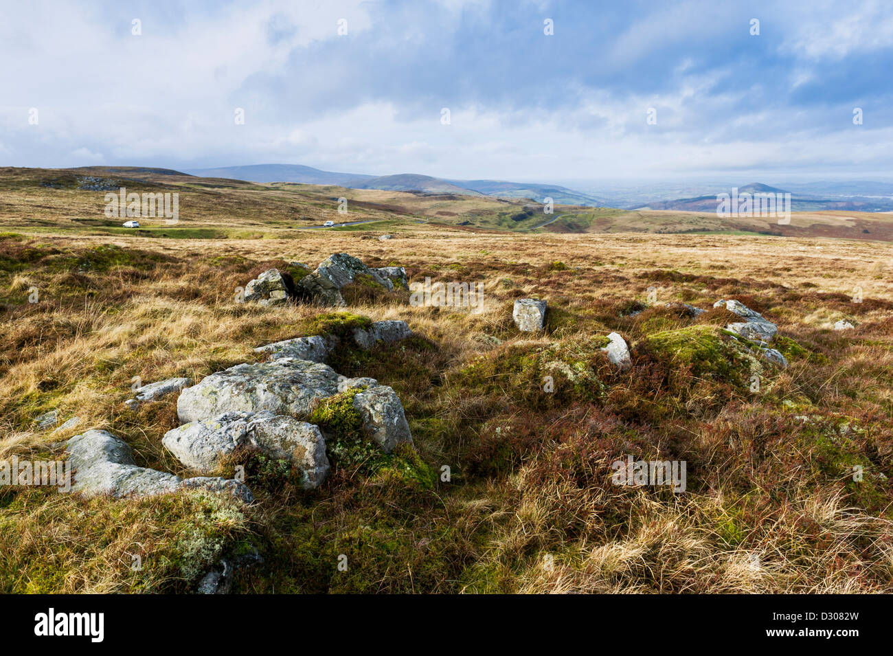 House-Mauren in Powys, Wales Stockfoto