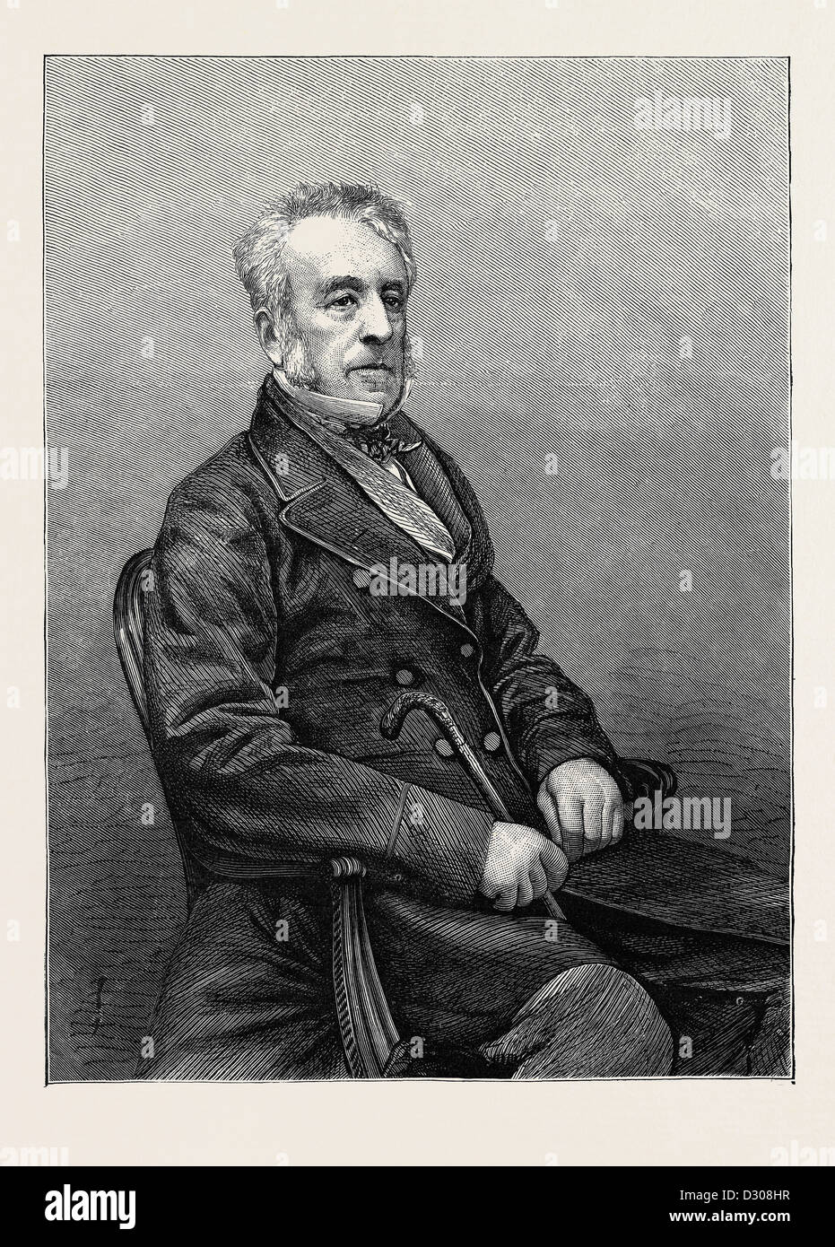 GEORGE GROTE D.C.L, F.R.S., VIZE-PRÄSIDENT DER LONDON UNIVERSITY, 1870 Stockfoto