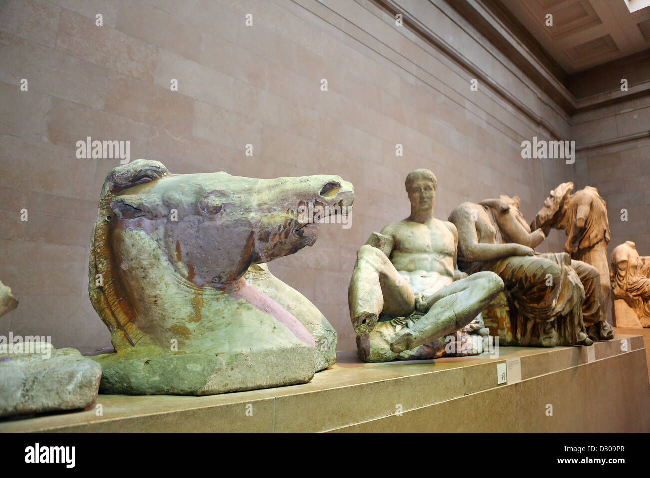 Die Elgin Marbles im British Museum, London Stockfoto