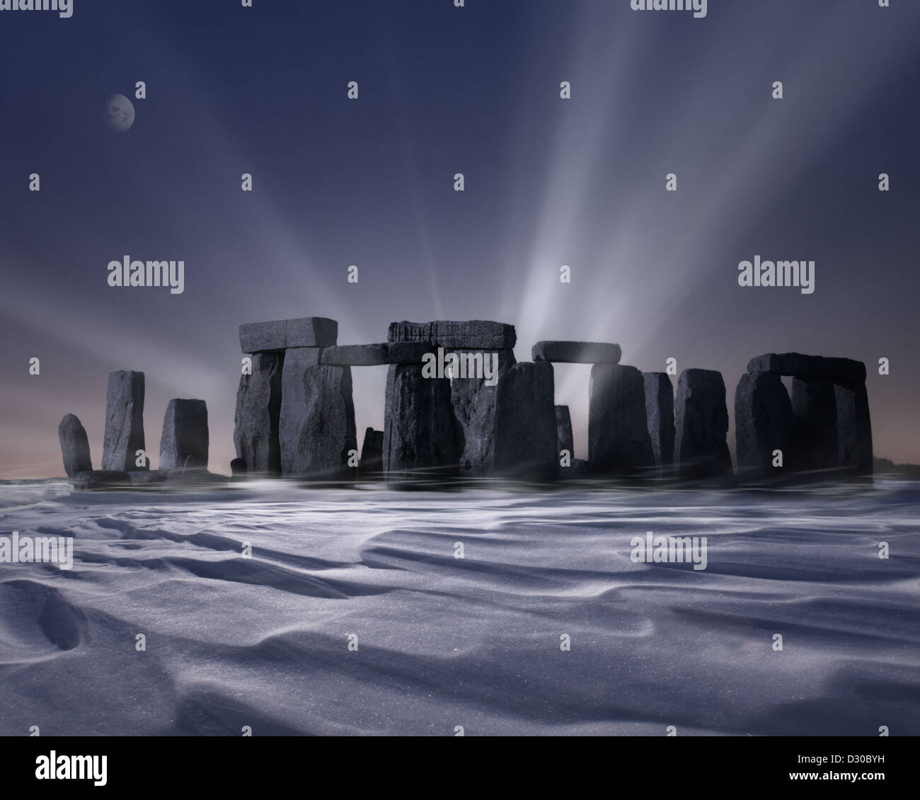 GB - WILTSHIRE: Prähistorische Stonehenge Stockfoto