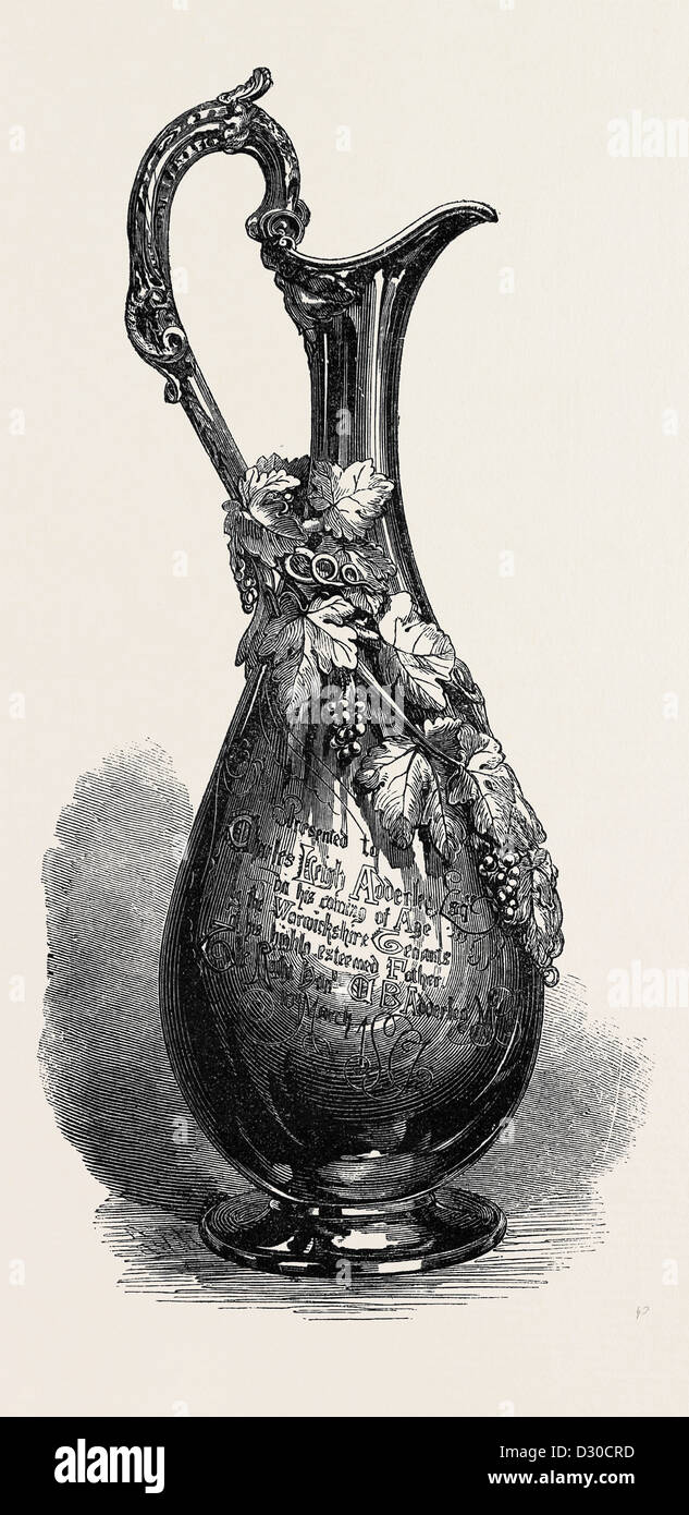 KRUG, C.L. ADDERLEY ESQ VON SEINES VATERS MIETER 1867 VORGELEGT Stockfoto