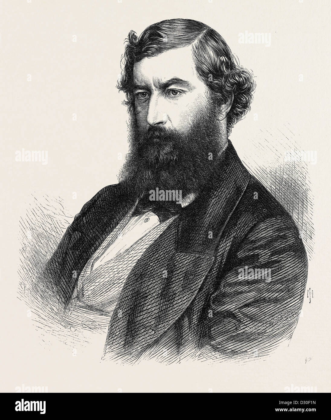 DIE RICHTIGE HON. GEORGE WARD HUNT M.P. CHANCELLOR OF THE EXCHEQUER 1868 Stockfoto