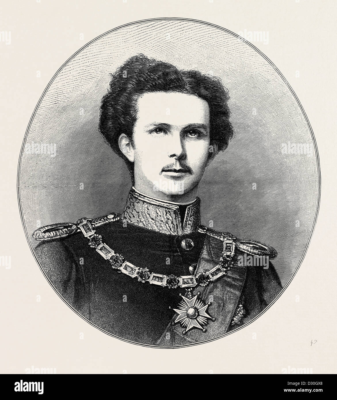 LUDWIG II., KÖNIG VON BAYERN Stockfoto