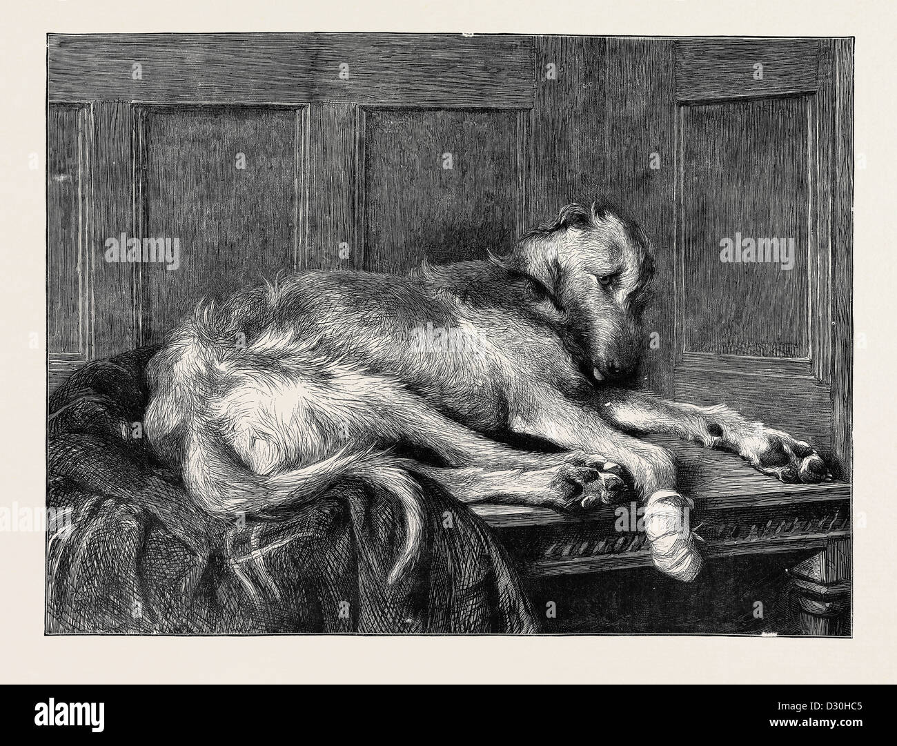 MUCH ADO ABOUT NOTHING, VON BRITON RIVIÈRE, IN DEM DUDLEY-GALERIE Stockfoto