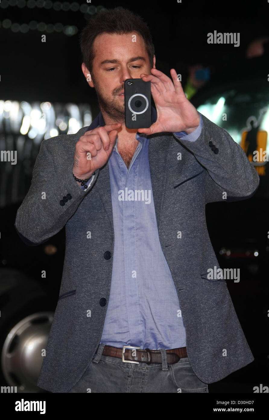 DANNY DYER LAUF FÜR DEINE FRAU. FILM PREMIERE LONDON ENGLAND UK 5. Februar 2013 Stockfoto