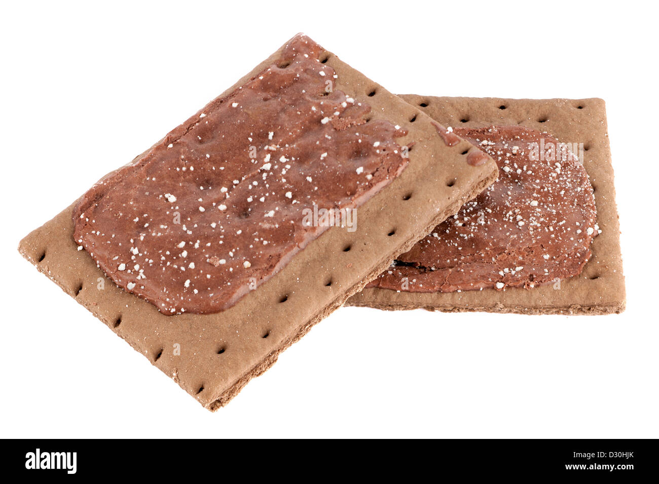 Zwei Schokoladengeschmack PoP Tarts Stockfoto