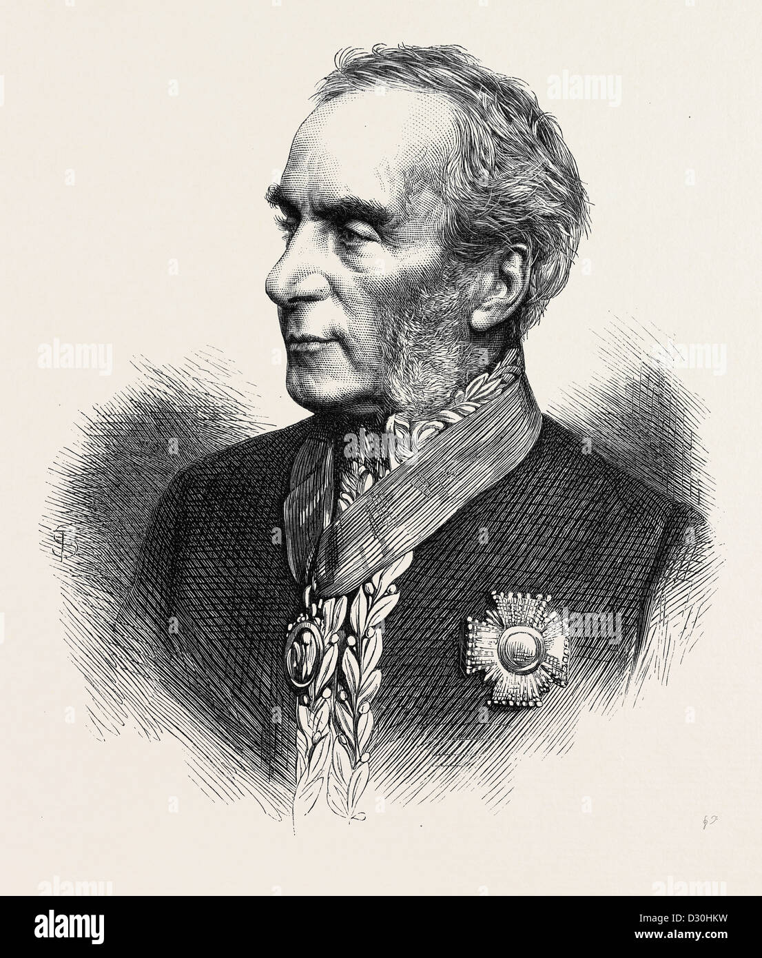 SIR RICHARD MAYNE 1869 Stockfoto