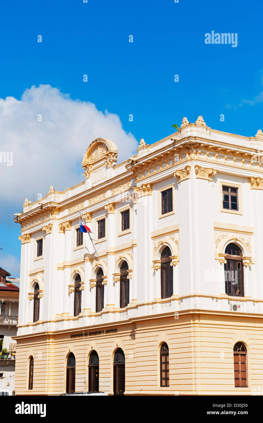 Ministerium für Regierung und Justiz, Gebäude, historische Altstadt, UNESCO-Weltkulturerbe, Panama City, Panama Stockfoto