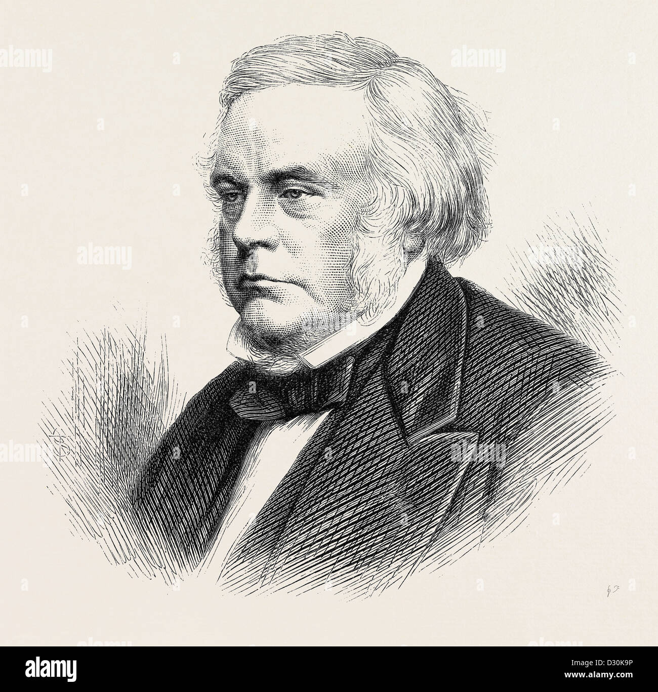 DAS NEUE MINISTERIUM: RT HON. J. BRIGHT 1869 Stockfoto
