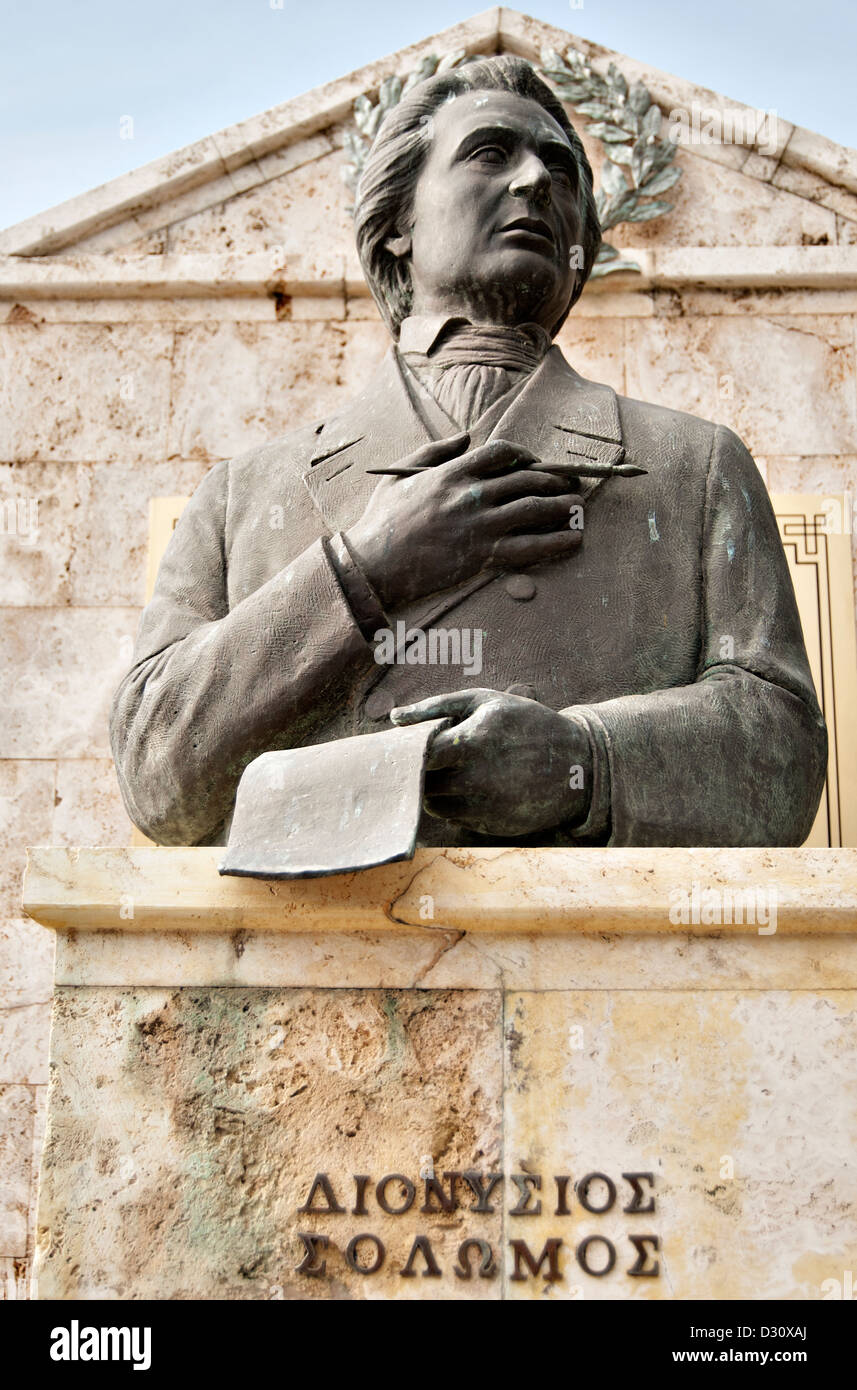 Statue of Dionisos Solomos