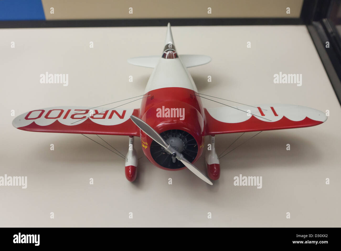GeeBee Super Sportster r-1 Flugzeugmodell Stockfoto