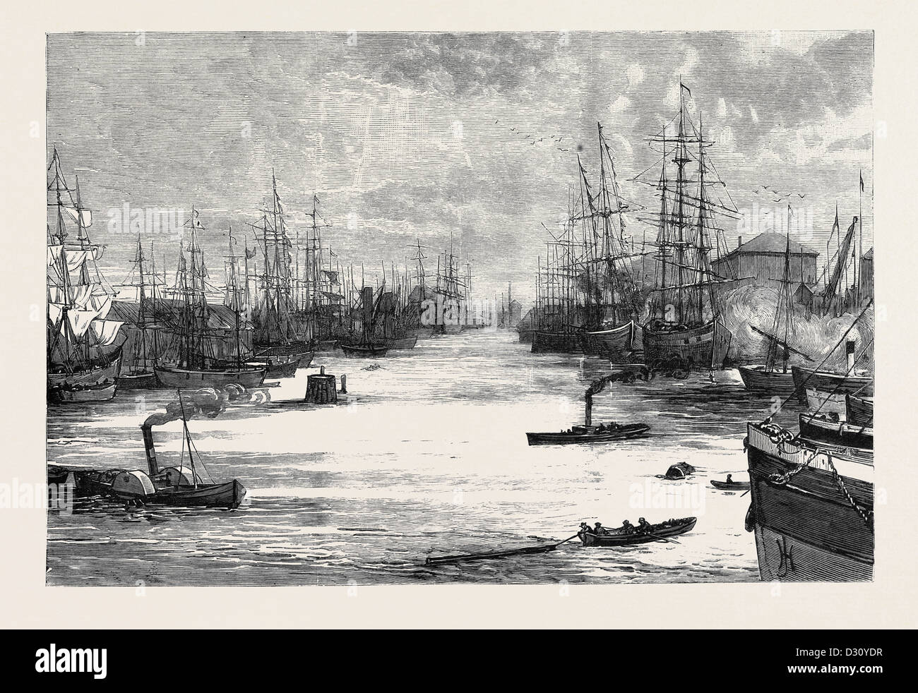 RUMPF: ALBERT DOCK Stockfoto