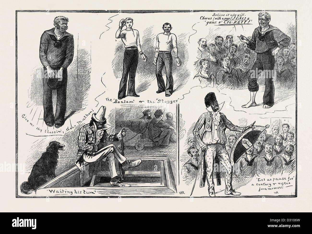 EIN "FREIES UND EINFACH" AN BORD H.M TRAINING SCHIFF "SEILFAHRT" Stockfoto