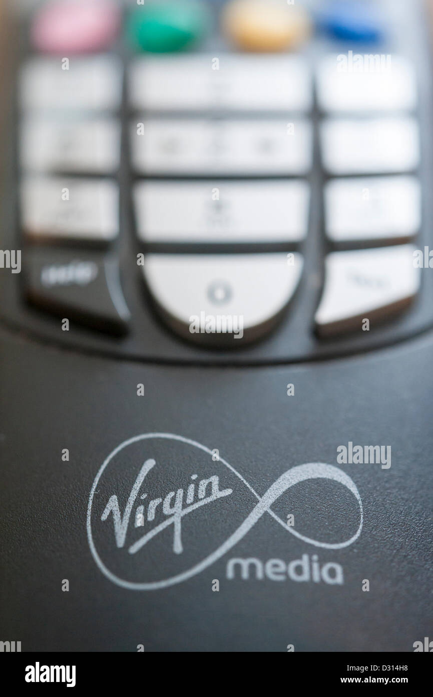 Virgin Media ist von amerikanischen Kabel Firma Liberty Global UK 6. Februar 2013 gekauft werden. Das Abkommen Wert $23 .3bn die weltweit größte Breitband-Unternehmen, mit 25 Millionen Kunden in 14 Ländern erstellt und zu einem der größten Pay-TV-Unternehmen Stockfoto