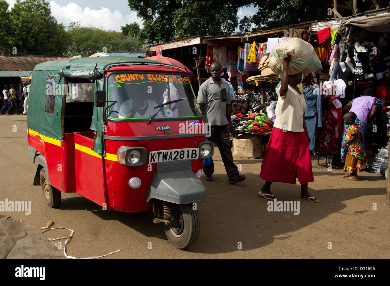 Tuk-Tuk, Kisumu, Kenia Stockfoto