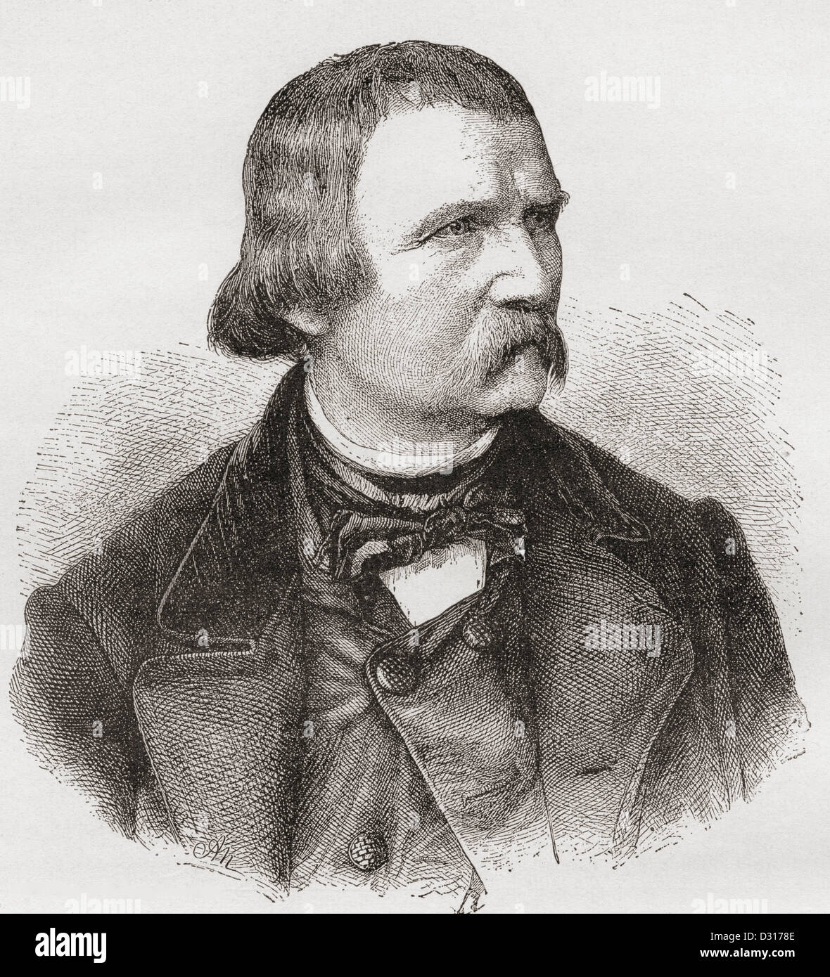 Wilhelm von Kaulbach, 1805-1874. Deutsche Künstler, Wandmaler und Buch-Illustrator. Stockfoto