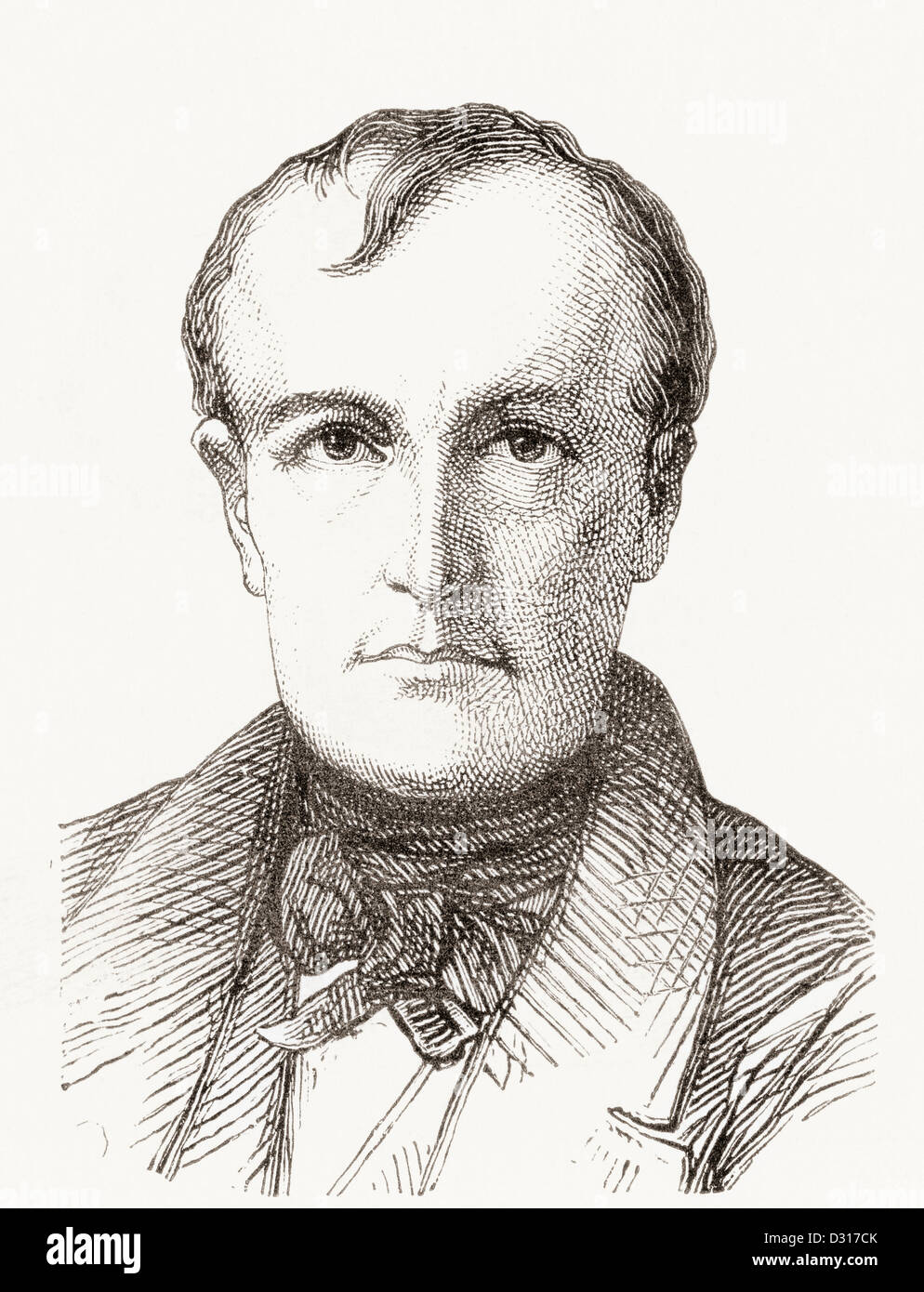 Hippolyte De La Roche, 1797 –1856, allgemein bekannt als Paul Delaroche. Frenchh Künstler. Stockfoto