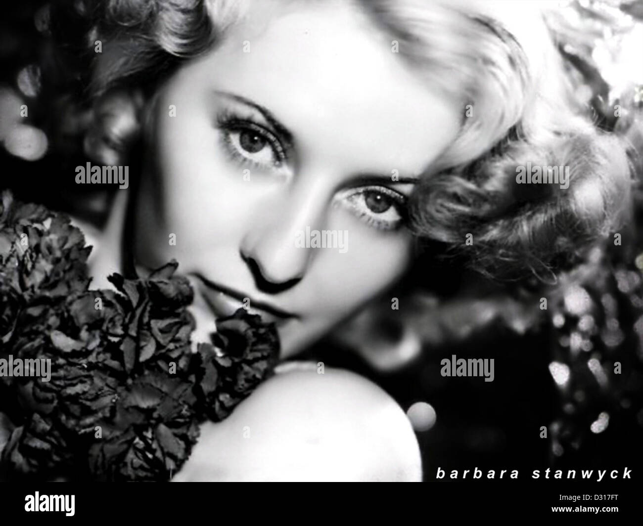 Barbara Stanwyck Stockfoto
