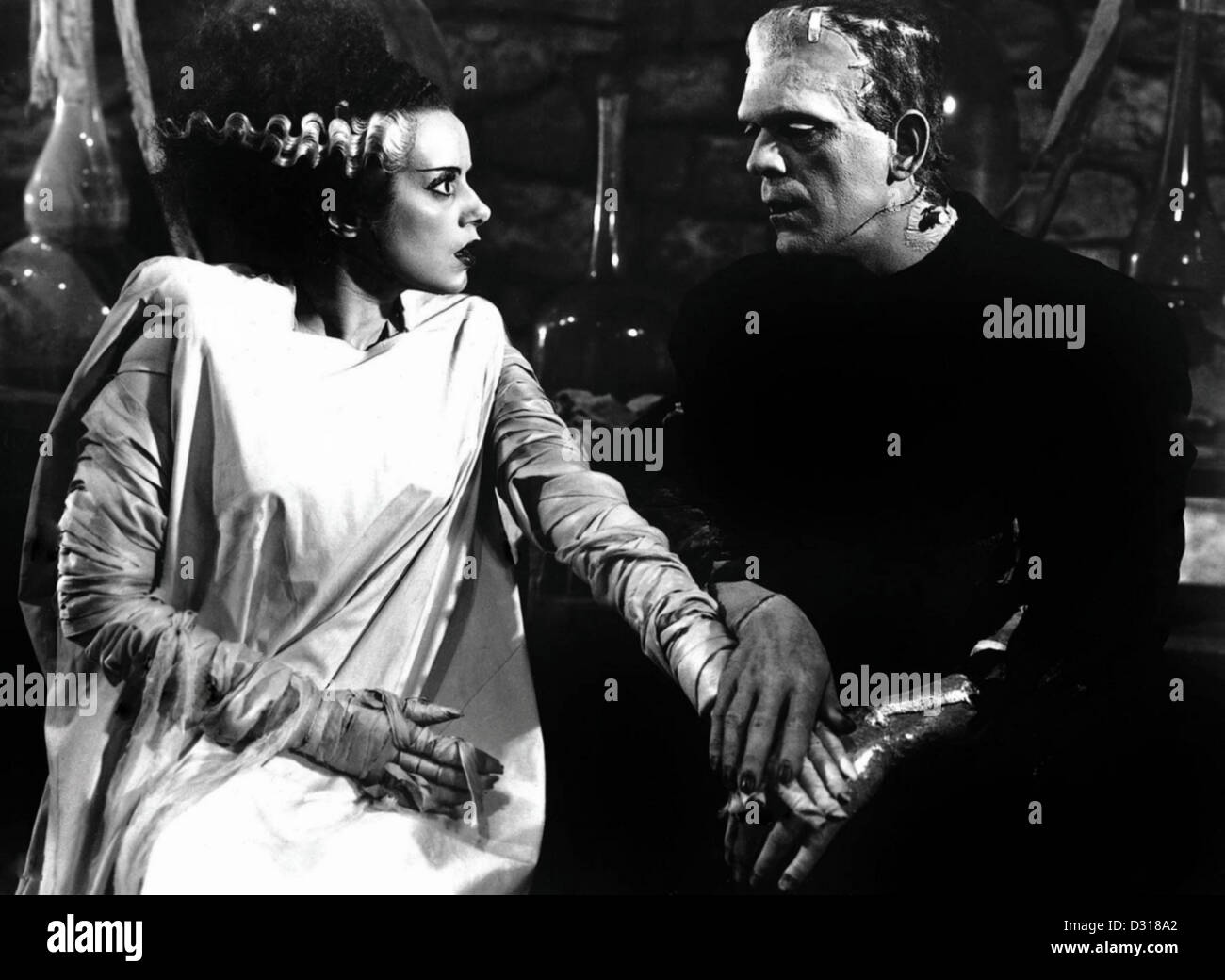Die Braut von Frankenstein Stockfoto